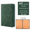 Zippered Binder Notebook - Creative Simple Business Design, Faux Leather Meeting Minutes Book, Available in A5, B5, A6 Sizes.