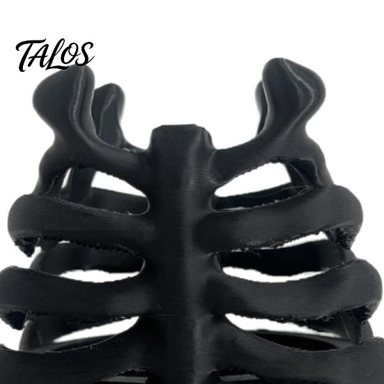 Multi-layer Pen Separator Skeleton Ribcage Bone Holder, 3D Printed Pencil Cup, Halloween Desk Decor Gothic Organizer for Pens Pencils Makeup