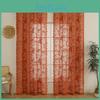 Transparente französische Vorhänge Stil Grüne Vorhänge Vintage Türvorhänge Lichtfilternd Doppellagig Spitze Transparente Vorhänge Schlafzimmer Trennvorhänge Erker