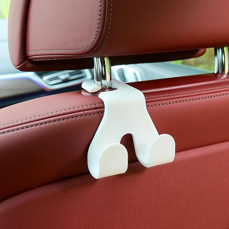 2pcs Car Seat Back Hook Universal Auto Headrest Hanger for Bags Keys Clothes Vehicle Organizer Holder Auto Interior Accessories