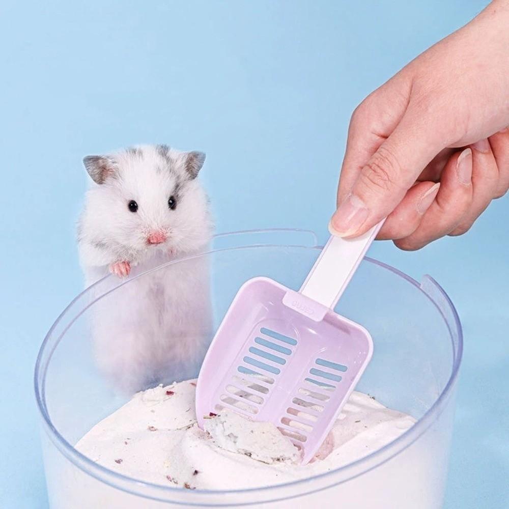 Cleaning Tool Hamster Bathtub Shovel Plastic Small Scoop Bathing Sand Shovel  Small Pet