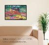 BEVERLY in hanging string Aluminum puzzle frame Black x 75 Flush panel UV cut specification No tools required Lightweight Picture frame Made in Japan