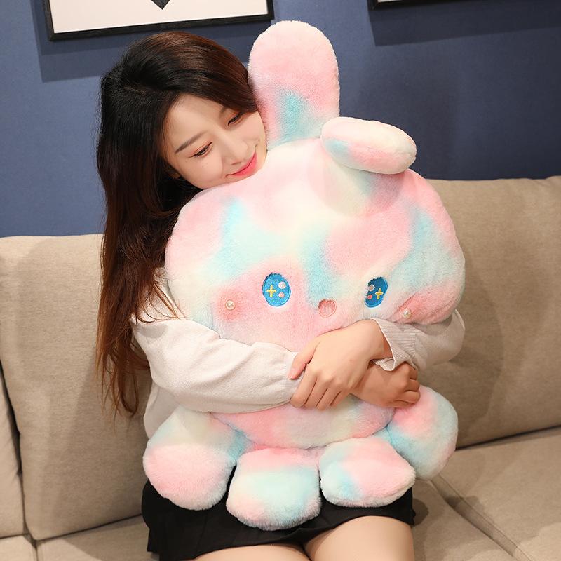 New Gradient Octopus Push Pillow Plush Toy Creative Cute Doll Birthday Gift