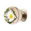 Door Pulls Unique Resin Wardrobe Knob Cupboard Handle Modern Furniture Handle Crystal Ball Shape Cabinet Door Handle