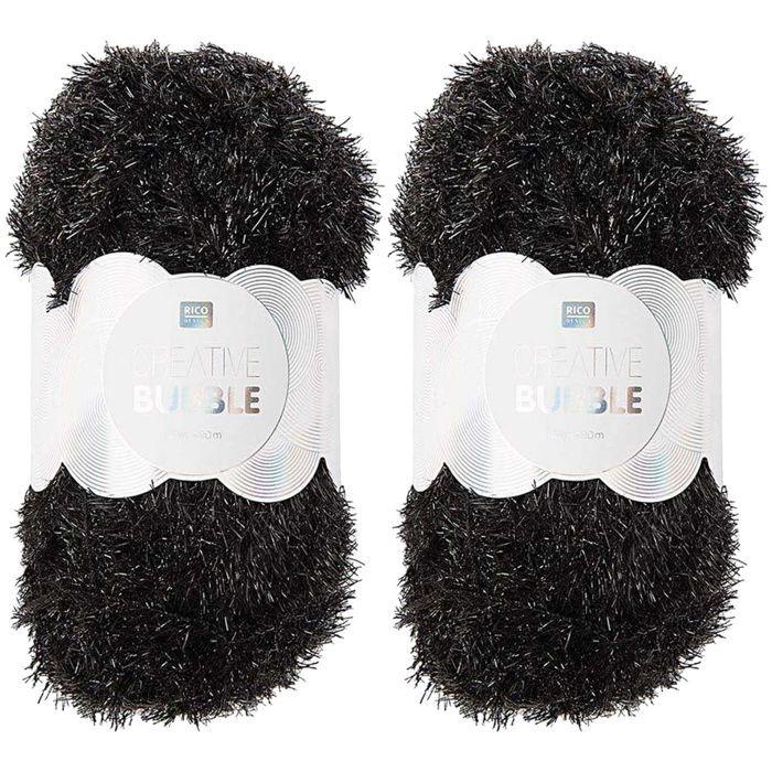 2 Balls of Yarn for Creative Sponge - Creative Bubble - Black