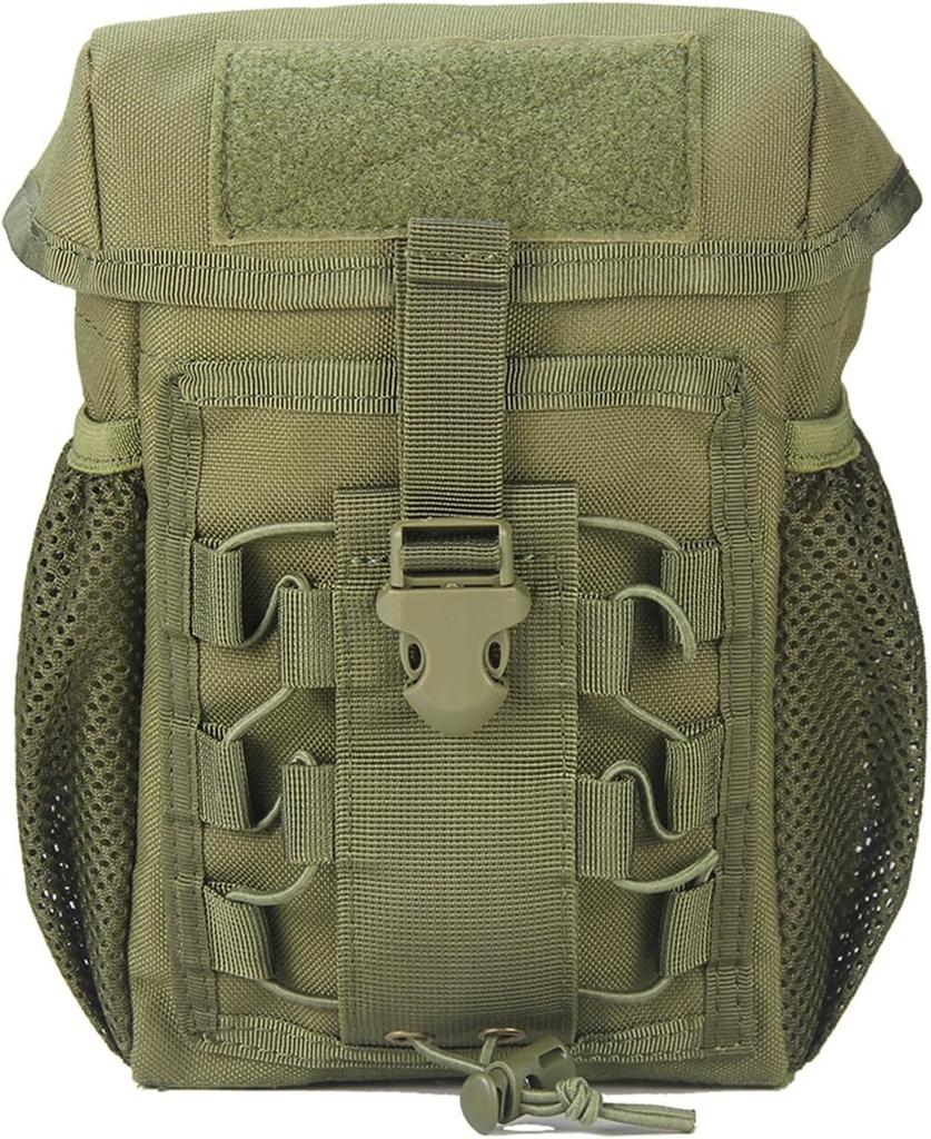 Bolsa de descarga para atividades ao ar livre, bolsa impermeável de nylon dobrável, bolsa molle para caminhadas ao ar livre