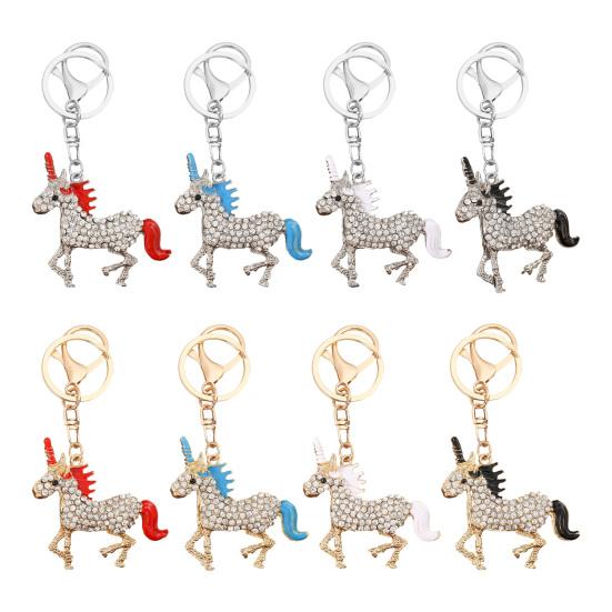 Keychain Pendant 2026 Year of Horse Mascot Good Luck Charm Key Chain Bags Backpacks Car Decoration Chinese New Year Gift