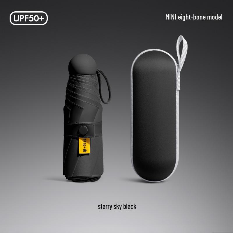 50% Folding Women's Dual-Purpose Mini Portable Pocket Capsule Umbrella - High-Grade Sun Protection