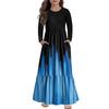Girls' Maxi Dress Casual Holiday Dresses - Long Sleeve Dress With Pockets For 4-14Y