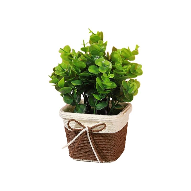 Tabletop Artificial Flower Decorations Simulation Potted Plant Ornaments