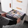 Neue Sockenaufbewahrungs-Organizer-Boxen Faltbare Schrank-Schubladen-Organizer Kleiderschränke Unterwäsche Unterhosen BH Aufbewahrungsbox