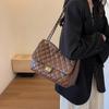 2024 New Fashion Diamond Chain Bag Single Shoulder Diagonal Bag Explosive Women's Temperament Bag Hobo Bag