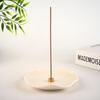 Modern Ceramic Lotus Leaf Incense Holder & Burner for Sandalwood and Agarwood Sticks