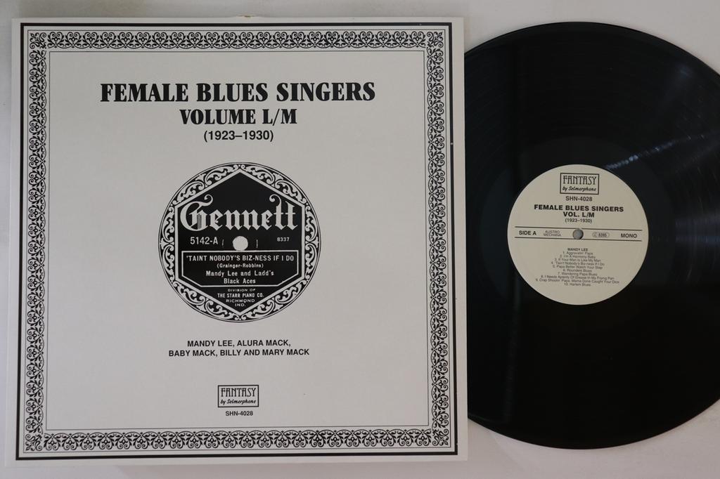 LP Record VARIOUS - Female Blues Singers Volume L/M (19 SHN4028 FANTASY BY SELM 1991 Austria Blues Used