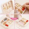 Mini Jewelry Box, Travel Portable Jewelry Case For Ring, Pendant, Earring, Necklace, Bracelet Organizer Storage Holder Boxes