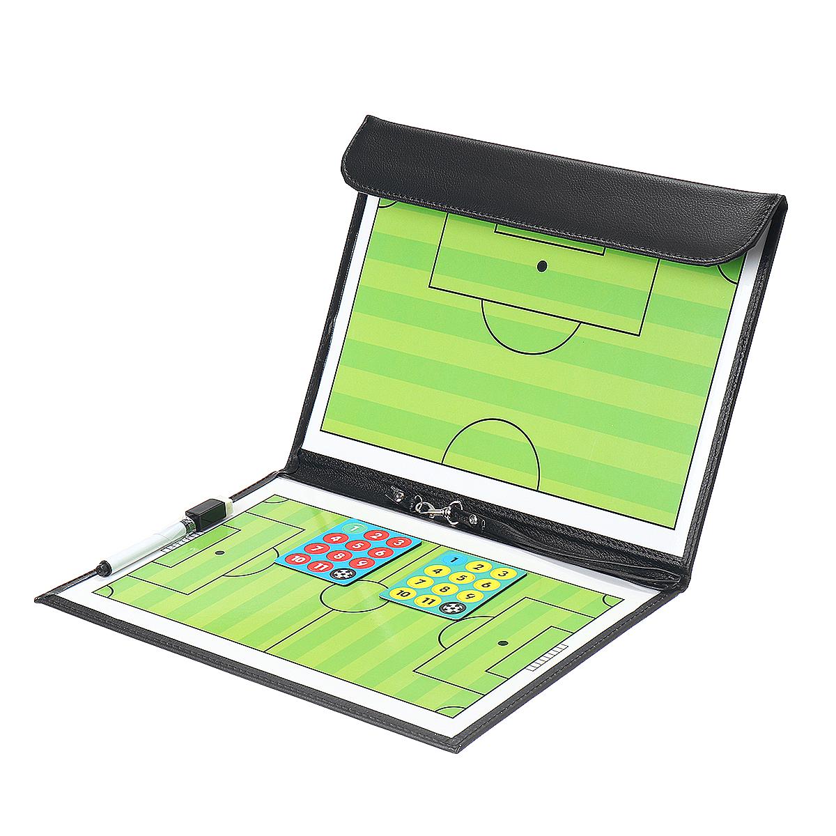 

Magnetic Coaching Training Board Tactical Match Tactic Soccer Football Board Kit