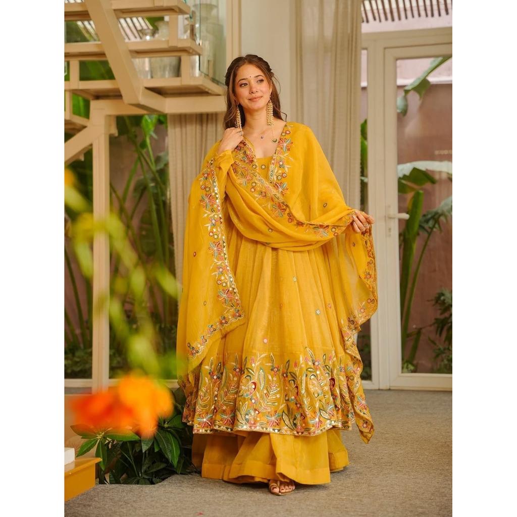 Indian Bollywood Anarkali Palazzo Suit Pakistani Wedding Wear Salwar Kameez