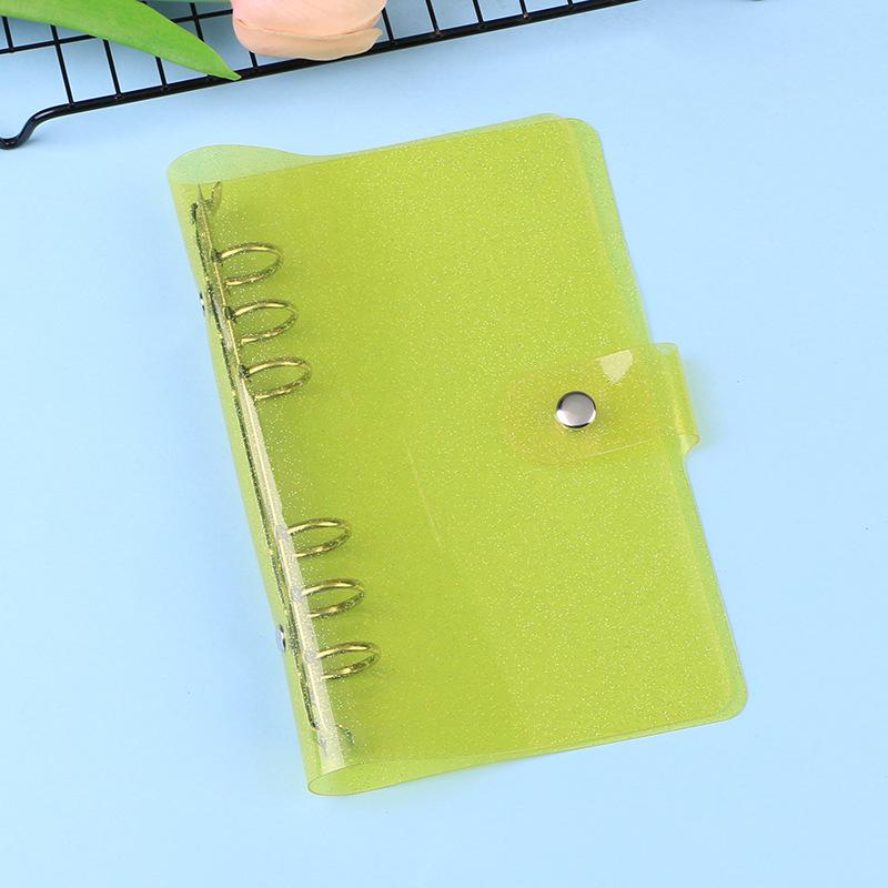 A7/A6/A5 Rose Golden Purple Blue Glittery Bling Binder Notebook Cover Diary Agenda Planner Paper Cover School Stationery