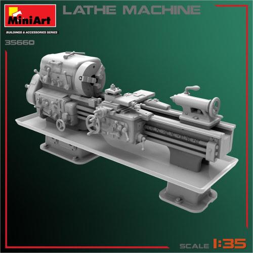 Miniart 1/35 Lathe Plastic Model MA35660