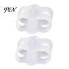 Washable Reusable Toe Separators 1 Pair Silicone for Men Women, Breathable Double Hole Spacers Overlapping Toes And Hallux Valgus Correction,