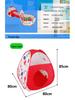 Extra-Large 3-in-1 Kids' Play Tent with Tunnel, Hoops & Ball Pit