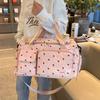 Borsa da viaggio portatile per fragole Borsa da viaggio capiente Borsa da fitness con separazione asciutto/umido Scomparto indipendente per scarpe Borsa portaoggetti per maternità