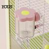 Cockatiel Water Dispenser Automatic Bird for Cage, Inside Outside Cage Mount Magnetic Parrot Bottle Feeder, Transparent Budgie Lovebird Finch