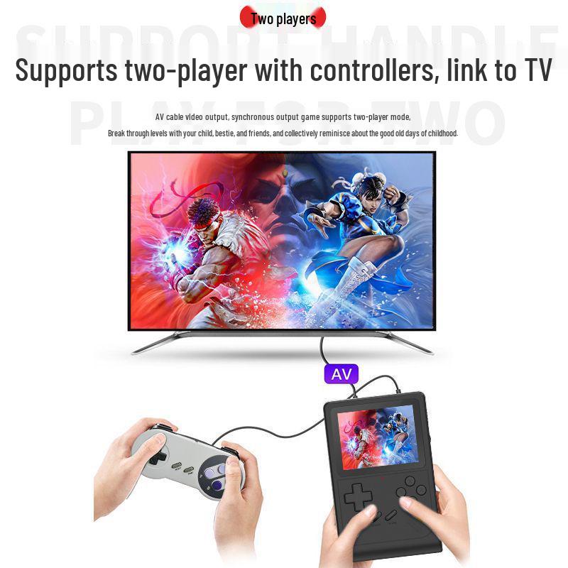 GB300 Retro Handheld Game Console - Classic Portable Style with 6000+ Games