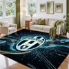 Juventus FC Design Crystal Velvet Rug Soft Decorative Mat for Bedroom Entrance