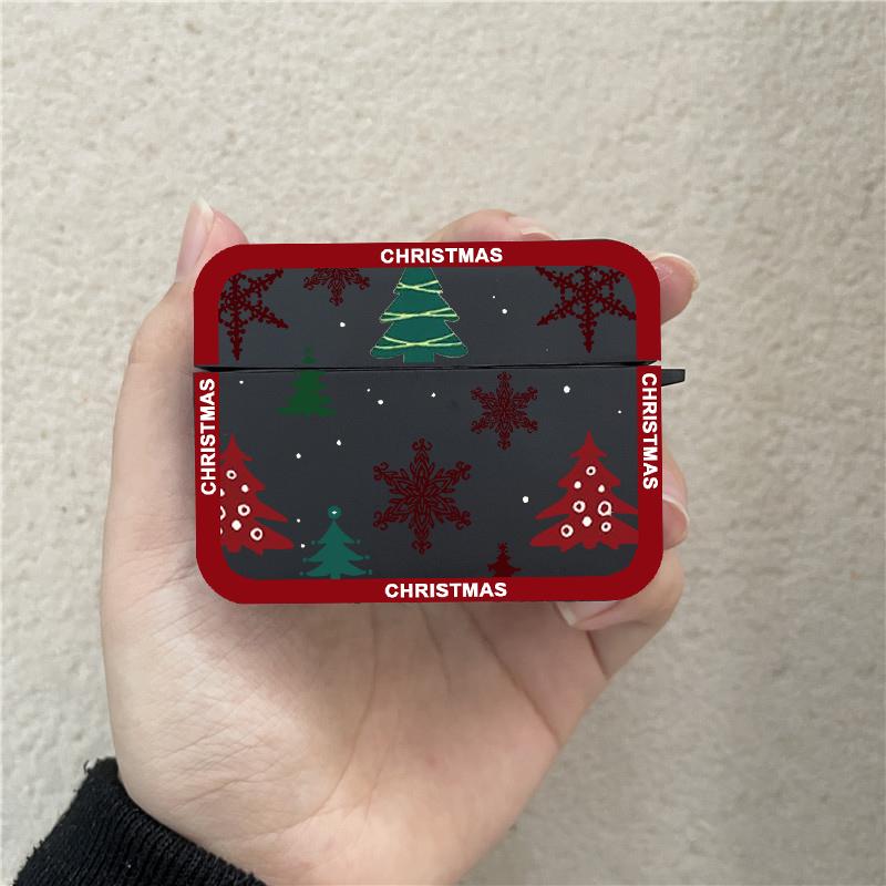 New Year Gifts Merry New Christmas Tree Earphone Case for Apple AirPods 4 3 2 1 Soft Covers for AirPods Pro 2 Cute Santa Cases