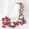 2 Pcs Rose Garlands Artificial Rose Vines Faux Flower Garlands