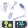 Home And Office Remote Control Power Cord Adjustable USB Fan On Off Switch Power Supply Only USB Powered Devices