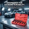 Vysoce kvalitní otočný klíč na trubky 6 ks Sada Univerzální hlava Hydraulický klíč na brzdy Mechanismus s ráčnou Otevřený design pro trubky