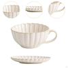 Coffee Mug and Saucer Set Cup Hold or Cold Drinks Home Decoration Tea Milk for