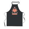 Kitchen Apron - PLANETEE - Christelle Princesse - Black - Breton Pattern - 90x60 Cm