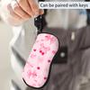 1Pcs Soft Sunglasses Case,Neoprene Zipper Glasses Pouch,Portable Eyeglasses Bag