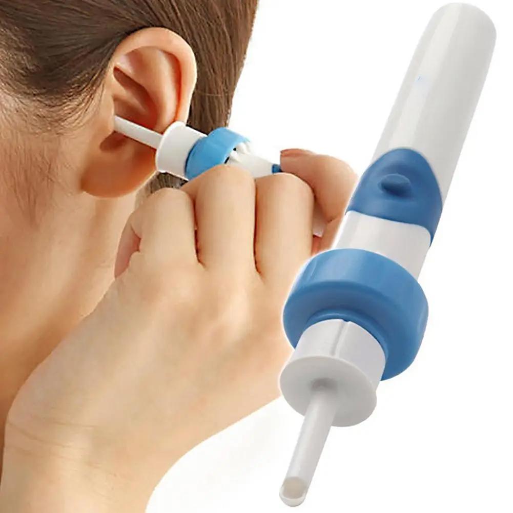 

Электрический безопасный очиститель ушей вибрационный безболезненный вакуум для ушей набор инструментов ушная ложка средство для удаления ушной серы для взрослых и детей белый