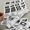 3D ABS Car Letters Logo 520i 530i 540i Rear Trunk Badge Sticker Decals For BMW 5 Series 520i 530i 540i G30 Auto Tail Marking
