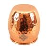 Copper Glass Tumbler, Hammer Design, Drinkware, 550 ML Each, Set of 6
