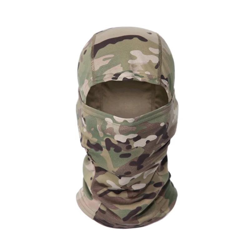 Tactical Cycling Cap Full Face Balaclava Mask Breathable Camo Men Hat Motorcycle Hunting MTB Road Bike Sport Gear Ski Mask Scarf