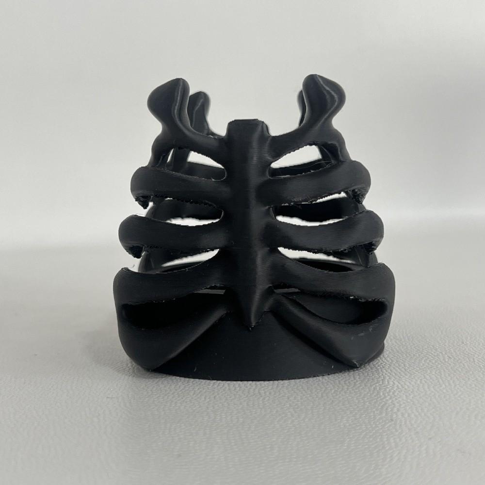Plastic Rib Cage Pen Holder Gothic Style Makeup Brush Storage Cup Unique Bone Pen Holder Office
