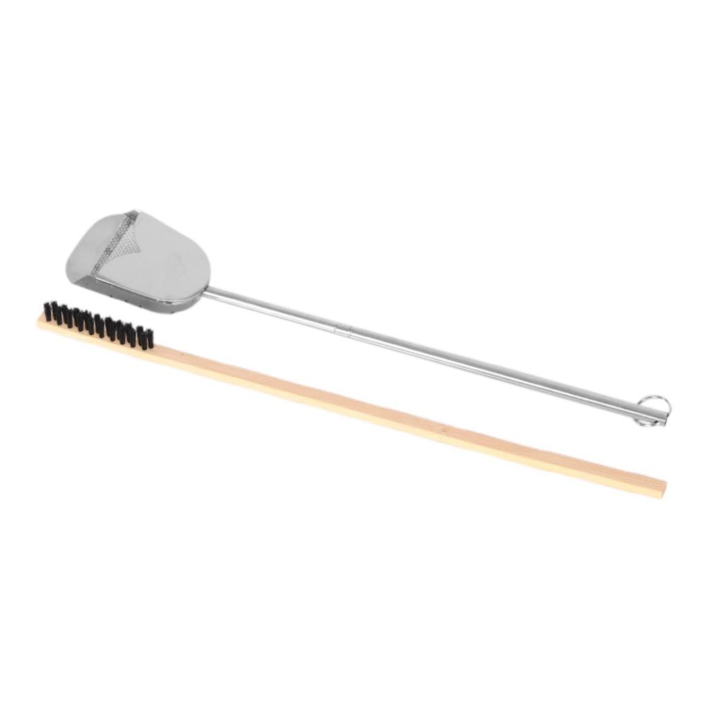Bird Cage Tools Stainless Steel Remover and Brush Set Efficient Cleaner for Parrot Bird Cage