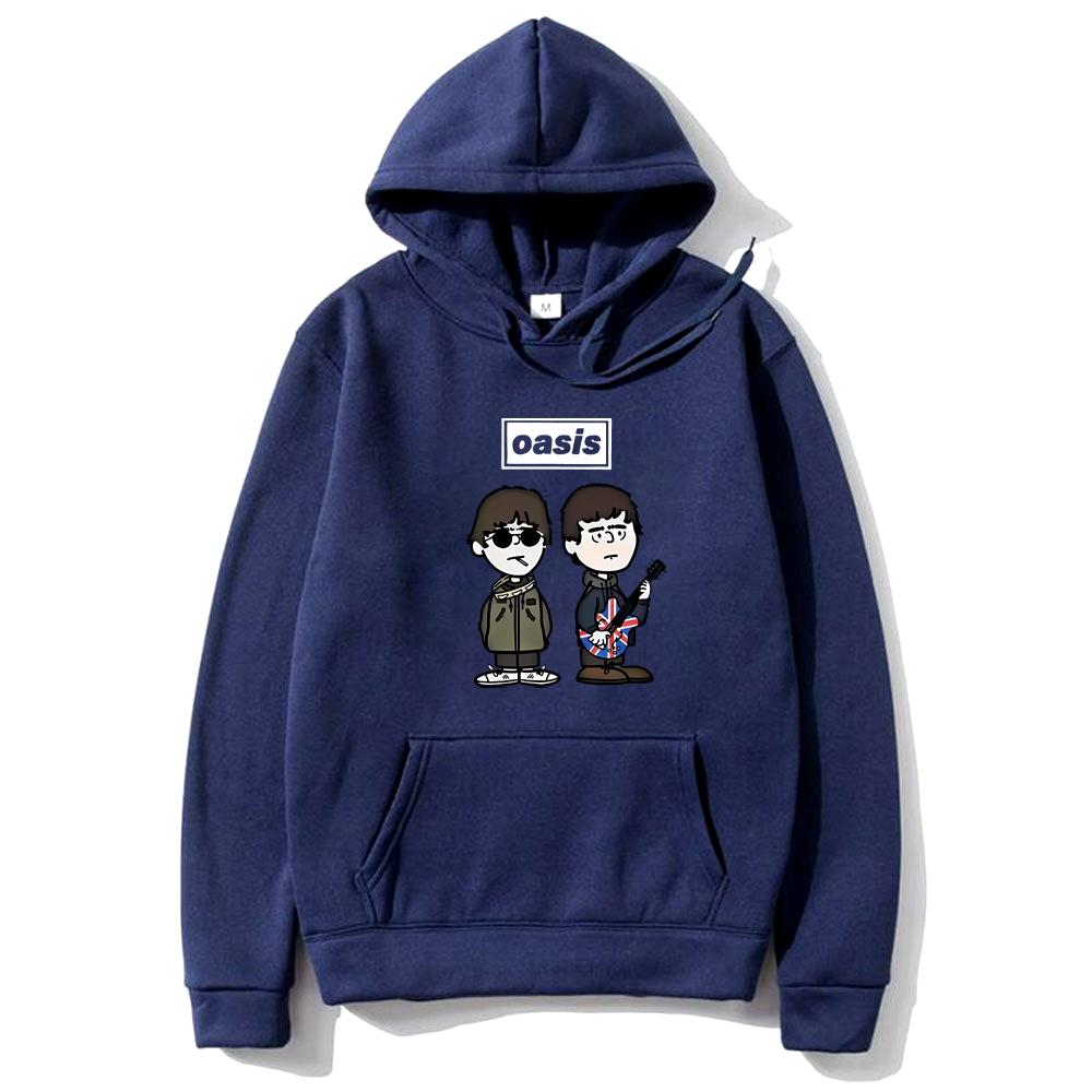 

British Rock Band O-Oasis Live 25 clothes Hoodies Men s vintage Autumn Winter Sweatshirt Fleece Long Sleeve oversized pullovers 3XL