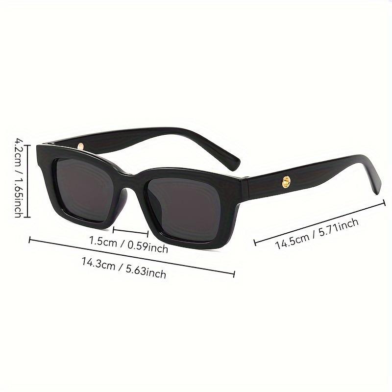 2PCS Ladies' Fashionable Glasses PC Lenses Plastic Frame Trendy Fashion
