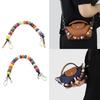 Creative Resin Handbag Chain Colorful Accessory for Unique Bag Decoration Beaded Handbag Accessory