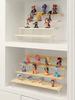 1-5 Tier Clear Acrylic Display Stand,Display Riser Shelf for Cupcake,Perfume Decoration and Organizer Amiibo Funko POP Figures