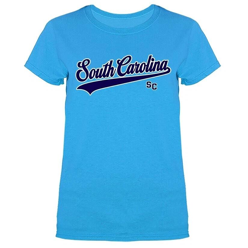 State of South Carolina Swoosh Women s  T-shirt Unisex T-Shirt XXXL