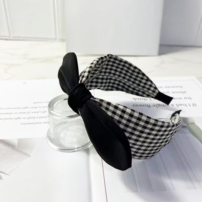 New Paisley Headband for Women Wide-Brimmed Floral Print Hairband with Bow Tie and Rabbit EarsTurban Headwrap Girls Accessories