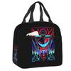Benutzerdefinierte Hazbins Anime Animation Hotel Angel Dust Isolierte Lunchtasche Arbeit Schule Wiederverwendbare Thermos-Kühlbox Lunchbox Damen Kinder