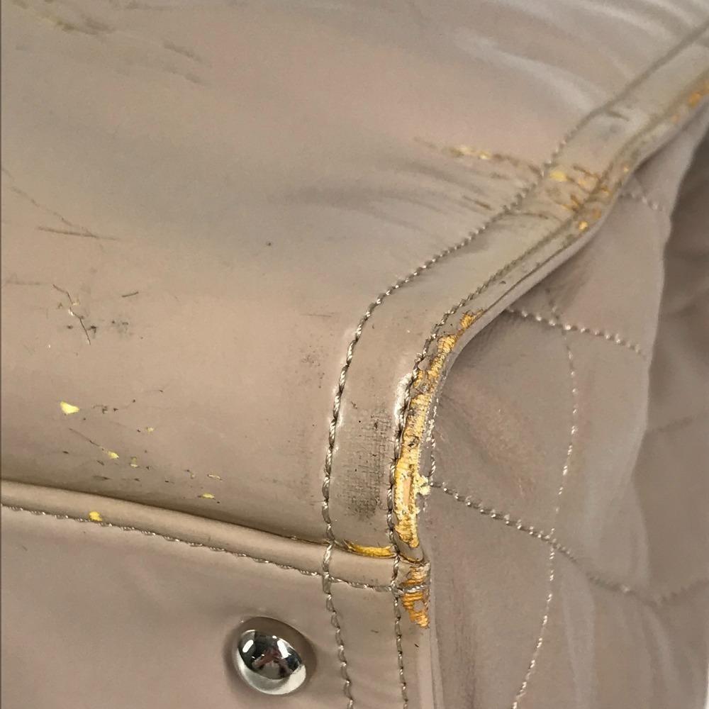 Chanel Lipstick CC CC Mark Logo Double Chain Shoulder Bag Tote Bag